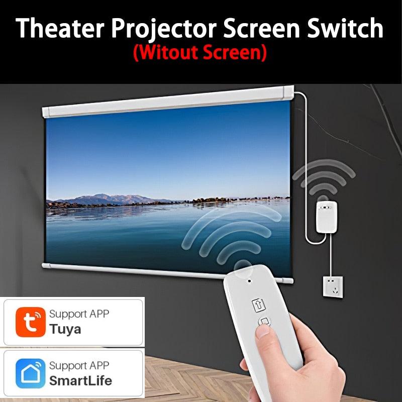 Smart Home Theater Projector Curtain Switch Controller With Voice Control - BestShop
