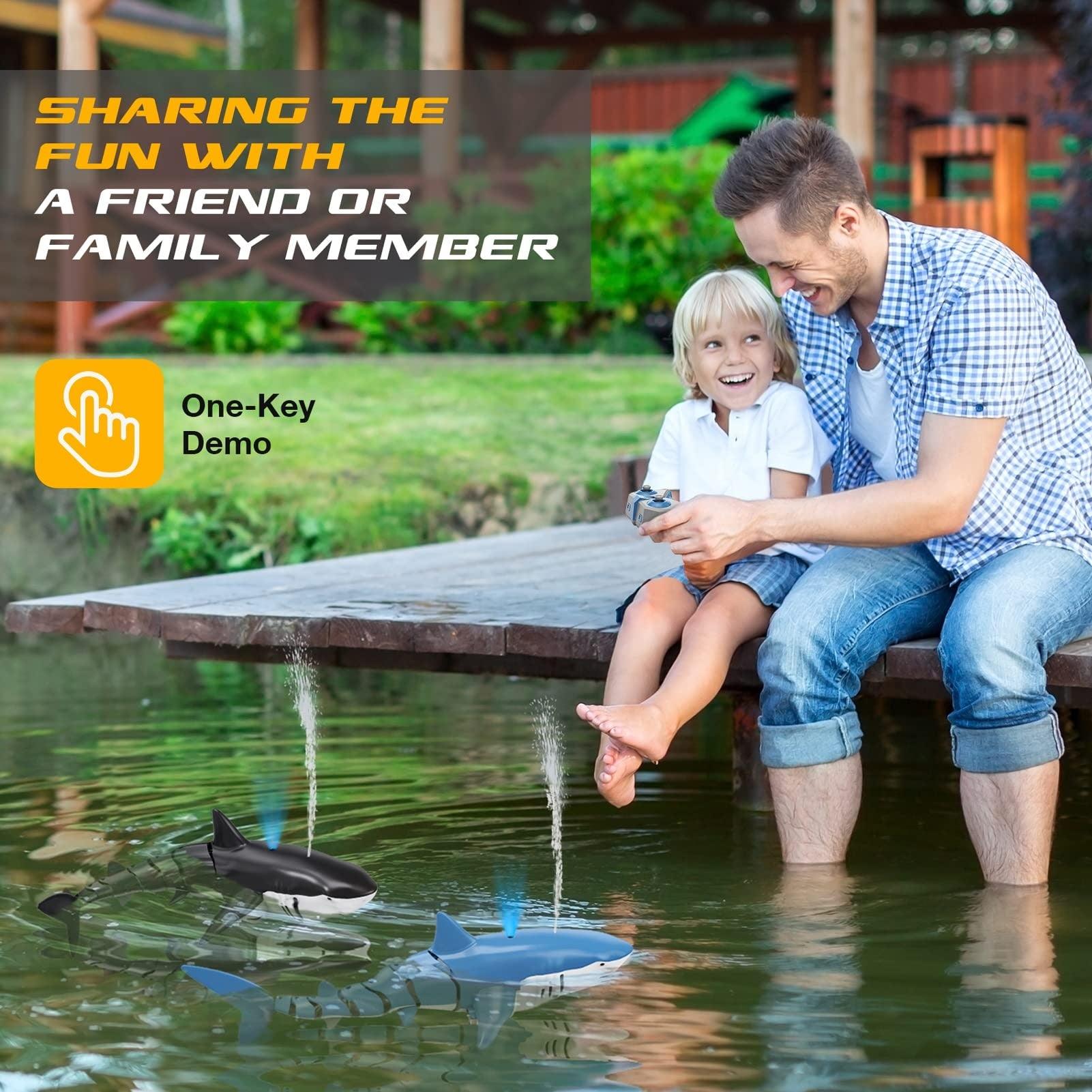 Smart Remote Control Water Spray Shark - BestShop