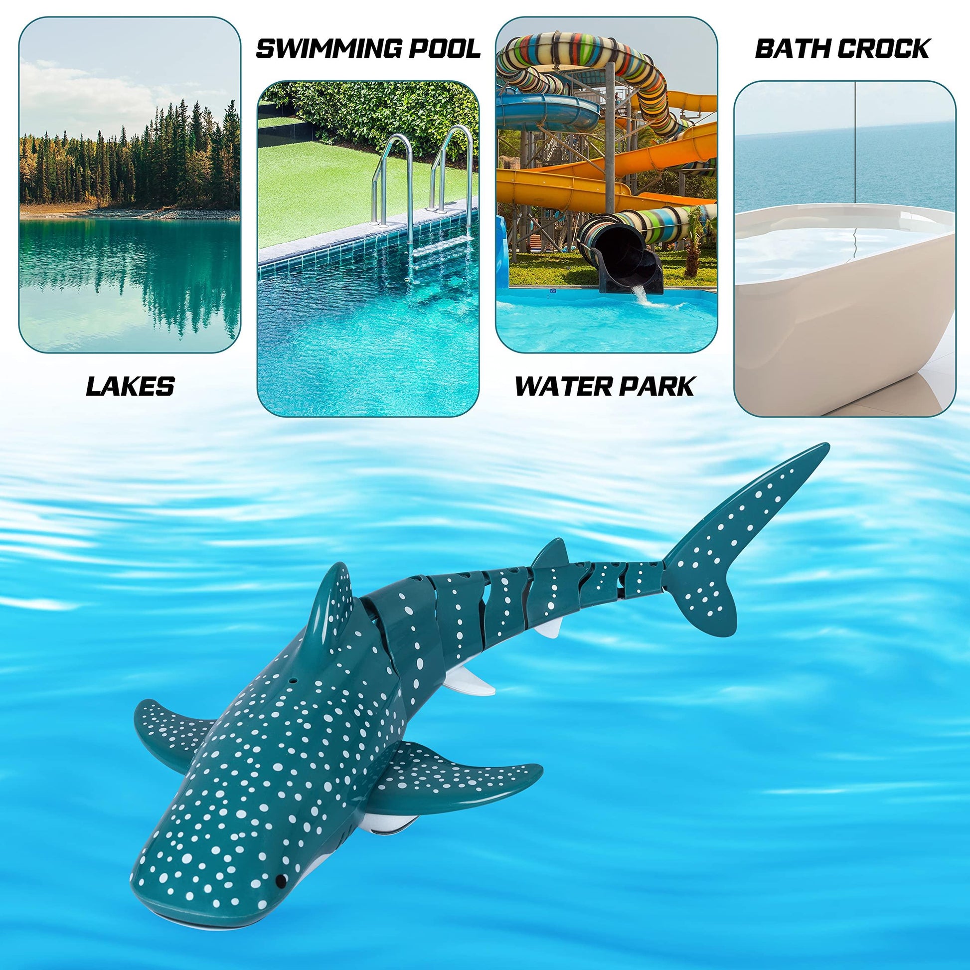 Smart Remote Control Water Spray Shark - BestShop