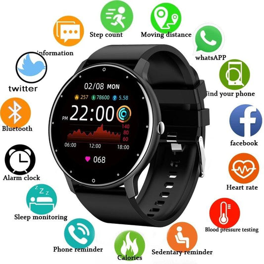 Smart Watch Full Touch Screen Sport Fitness Watch - BestShop
