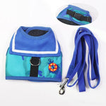 Load image into Gallery viewer, Soft Breathable Navy Style Pet Leash Set - BestShop