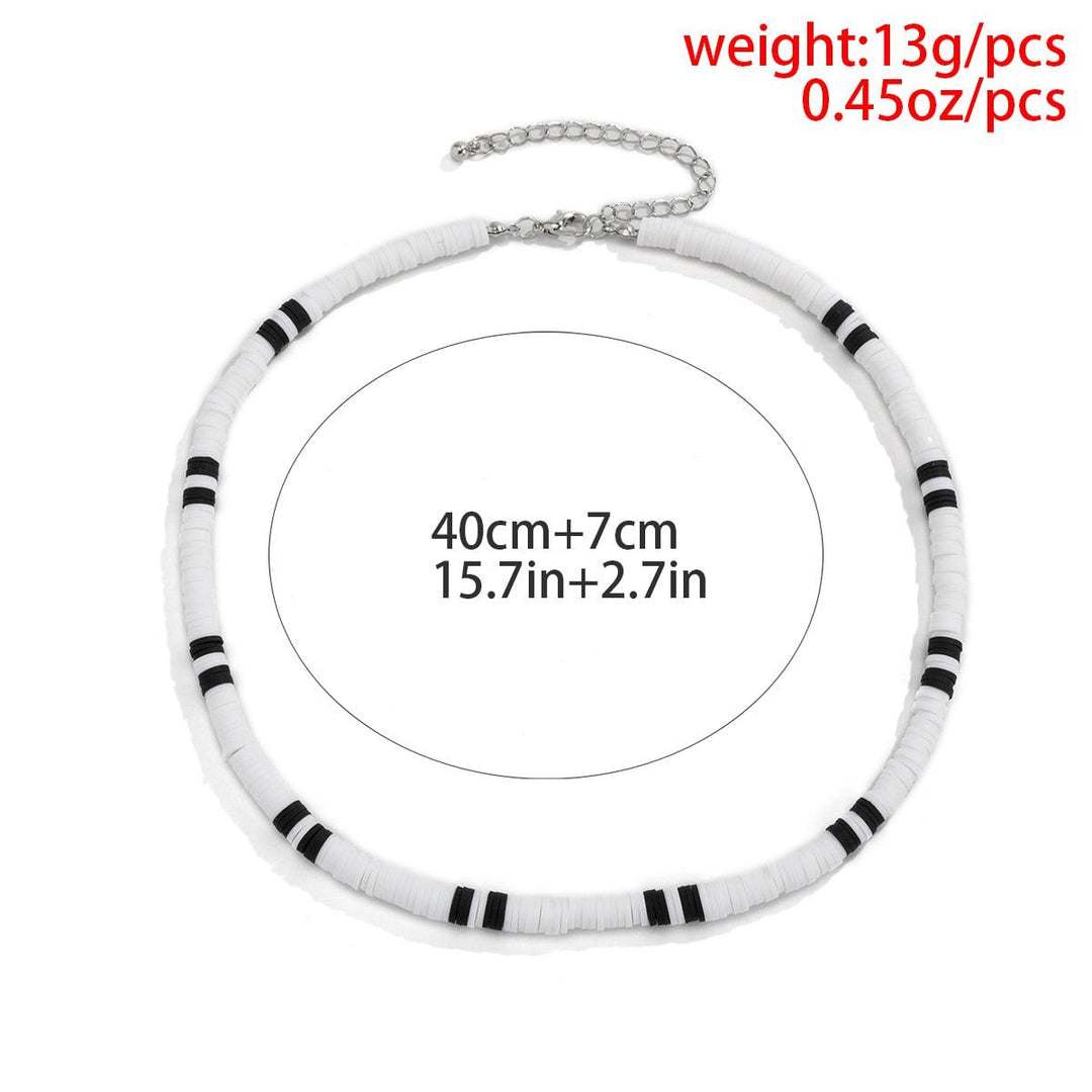 Soft Clay Beads Choker Necklaces for Women/Men - BestShop