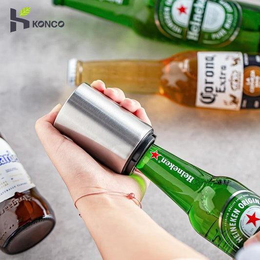 Stainless Steel Automatic Beer Bottle Opener - BestShop