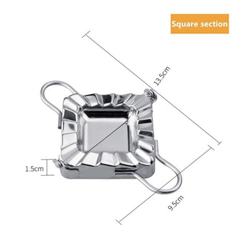 Stainless Steel Dumpling Maker Kitchen DIY Dumpling Mold and Dough Press Cutter Pie Ravioli Stuffing Press and Dumpling Peeler - BestShop