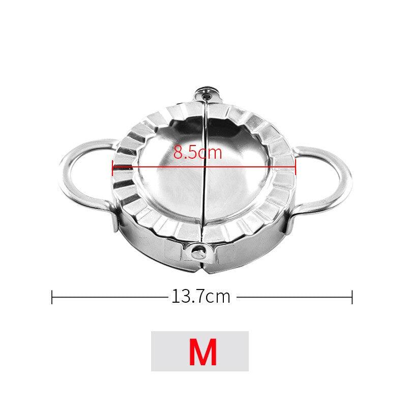 Stainless Steel Dumpling Maker Kitchen DIY Dumpling Mold and Dough Press Cutter Pie Ravioli Stuffing Press and Dumpling Peeler - BestShop