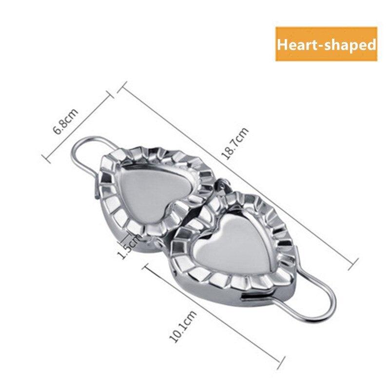 Stainless Steel Dumpling Maker Kitchen DIY Dumpling Mold and Dough Press Cutter Pie Ravioli Stuffing Press and Dumpling Peeler - BestShop
