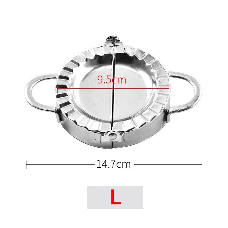 Stainless Steel Dumpling Maker Kitchen DIY Dumpling Mold and Dough Press Cutter Pie Ravioli Stuffing Press and Dumpling Peeler - BestShop
