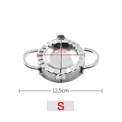 Stainless Steel Dumpling Maker Kitchen DIY Dumpling Mold and Dough Press Cutter Pie Ravioli Stuffing Press and Dumpling Peeler - BestShop