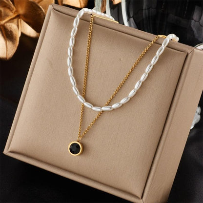Stainless Steel Geometry Star Moon Butterfly Pendant Necklace - BestShop