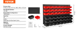 Load image into Gallery viewer, VEVOR Wall Mounted Storage Bins
