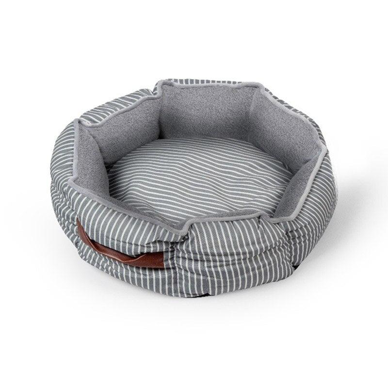 Summer Travel Outdoor Breathable Striped Dog Beds - BestShop