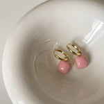 Load image into Gallery viewer, Sweet &amp; Cute Pink Square Pendant Earrings - BestShop