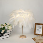 Load image into Gallery viewer, Touch Control Feather Table Lamp - BestShop
