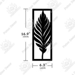Load image into Gallery viewer, Tropical Leaves Black Line Wooden Art Decor - BestShop