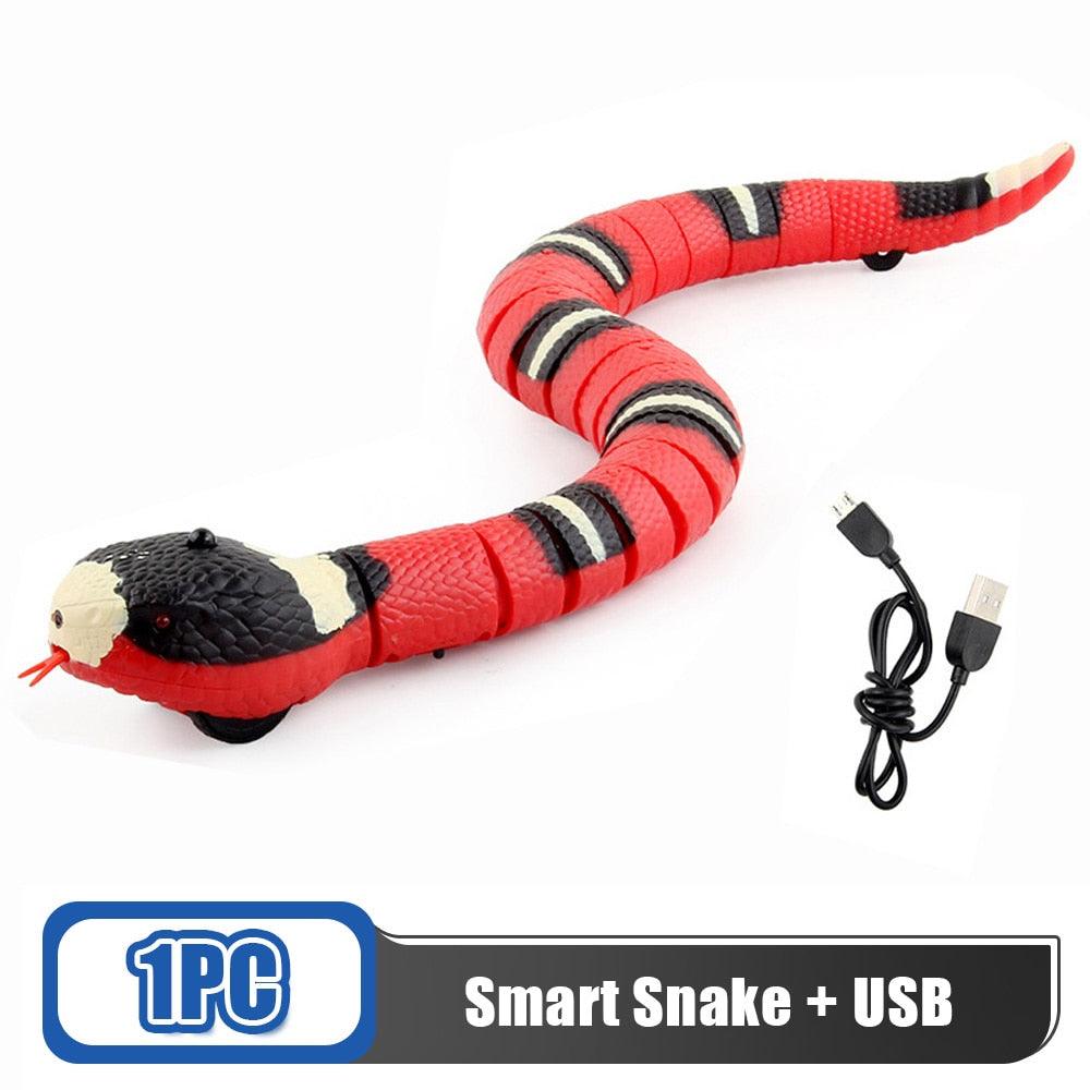 USB Charging Smart Sensing Snake Interactive Cat Toy - BestShop