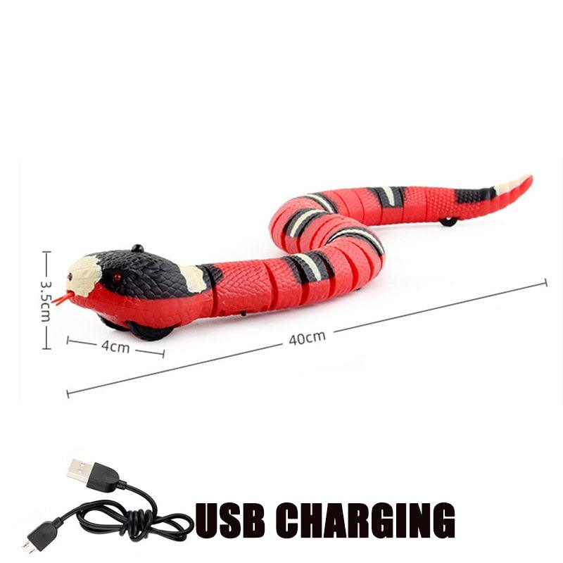 USB Charging Smart Sensing Snake Interactive Cat Toy - BestShop