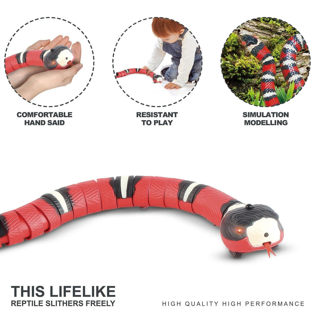 USB Charging Smart Sensing Snake Interactive Cat Toy - BestShop