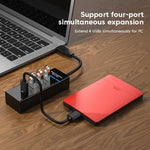 Load image into Gallery viewer, USB Hub 4 Ports High-Speed Multi-Splitter Adapter - BestShop