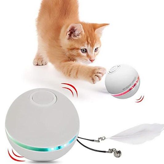USB Intelligent Self Rotating Ball Cat Toy - BestShop