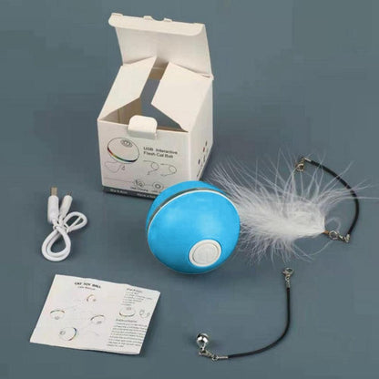 USB Intelligent Self Rotating Ball Cat Toy - BestShop