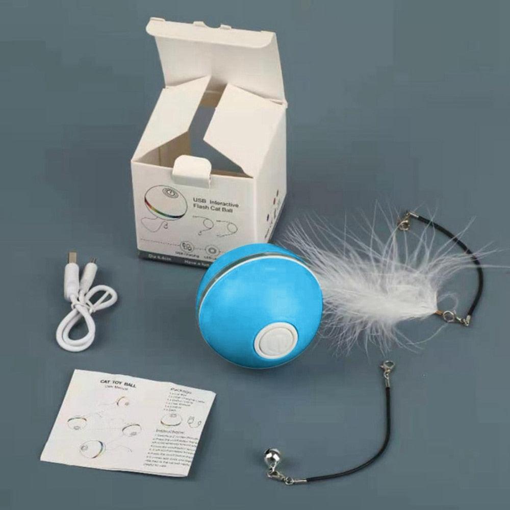 USB Intelligent Self Rotating Ball Cat Toy - BestShop