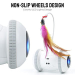 Load image into Gallery viewer, USB Rechargeable Smart Robotic Cat Toy Feather Teaser - BestShop
