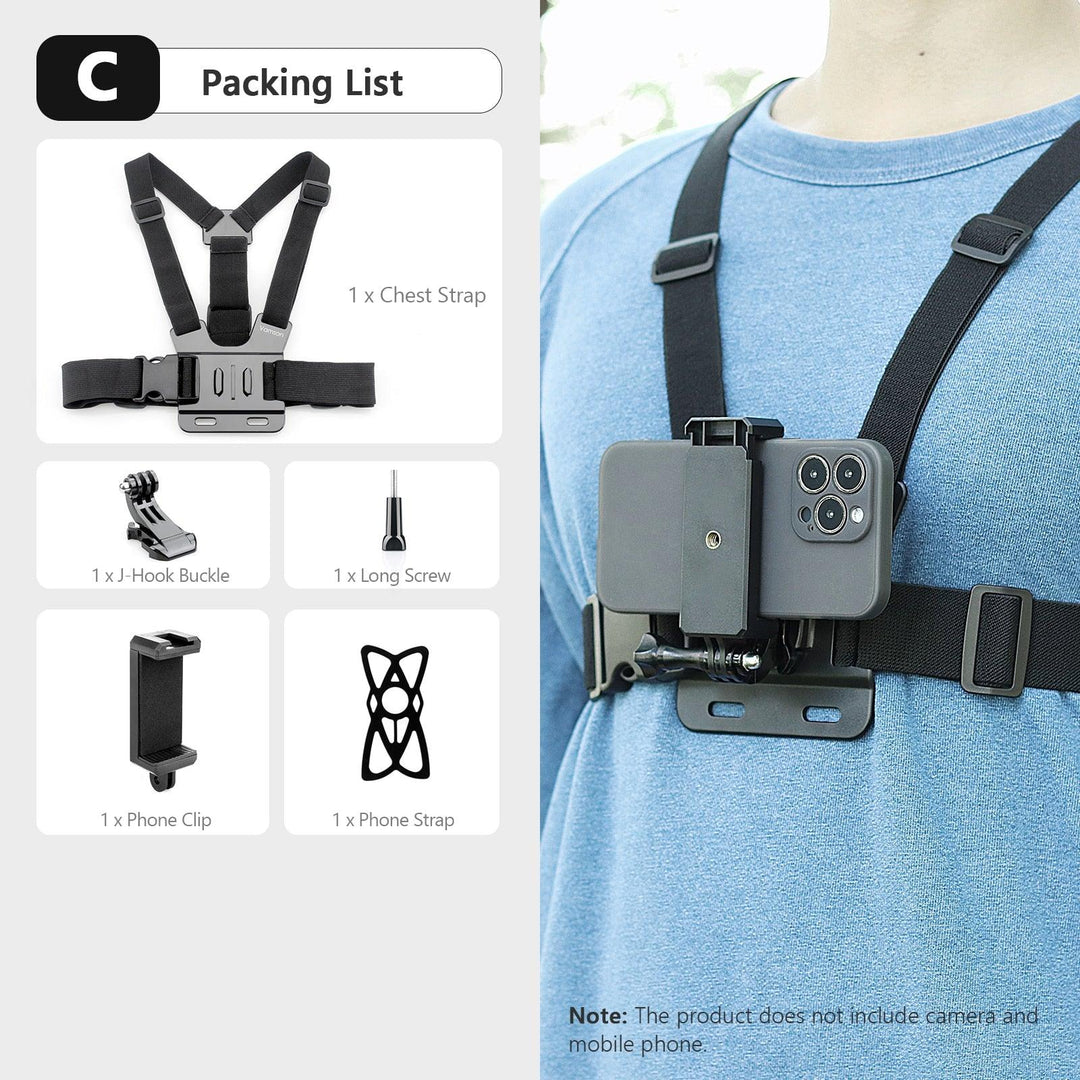 Vamson Chest Strap Belt Body Harness Phone/Camera Clip - BestShop