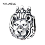 Load image into Gallery viewer, Vintage Lion with Crown Bead Charm - BestShop
