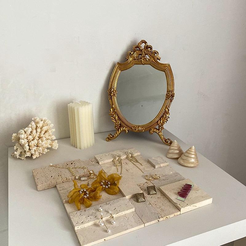 Vintage Style Round Make-up Mirror - BestShop