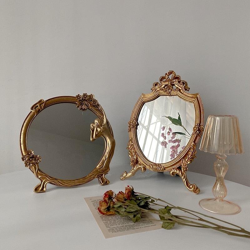 Vintage Style Round Make-up Mirror - BestShop