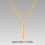 Load image into Gallery viewer, Vnox 3D Vertical Bar Necklaces for Men - BestShop