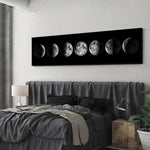 Load image into Gallery viewer, Wall Art Moon Phase Black White Posters - BestShop