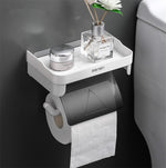 Load image into Gallery viewer, Wall Mount Multi-function Toilet Paper Holder - BestShop

