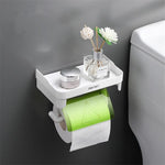 Load image into Gallery viewer, Wall Mount Multi-function Toilet Paper Holder - BestShop
