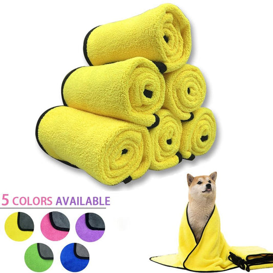 Water-Absorbent Pet Bath Towel - BestShop