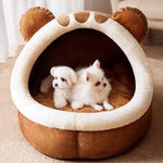 Load image into Gallery viewer, Winter Dog Bed Self-Warming Puppy House - BestShop
