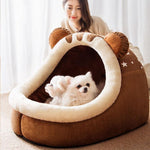 Load image into Gallery viewer, Winter Dog Bed Self-Warming Puppy House - BestShop
