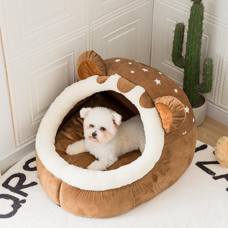 Winter Dog Bed Self-Warming Puppy House - BestShop