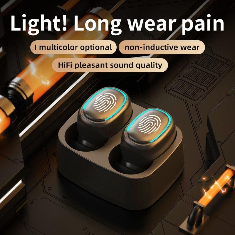 Wireless Bluetooth Headset Touch Light Anti Sweat - BestShop