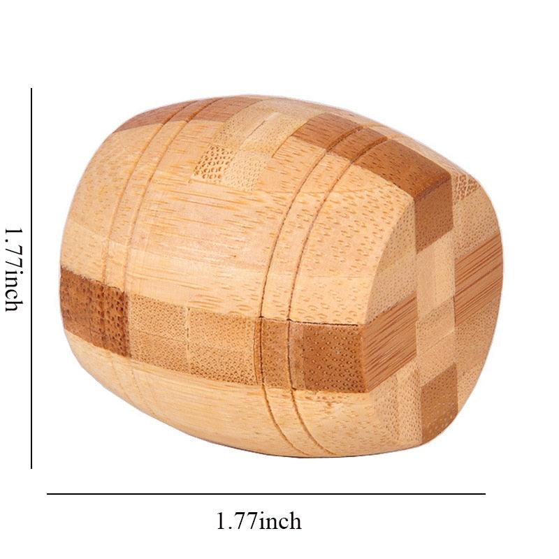 Wooden Kong Ming Lock Lu Ban Lock IQ Brain Teaser Toys - BestShop