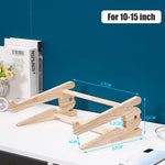 Load image into Gallery viewer, Wooden Laptop Stand Universal Desk Organizer - BestShop
