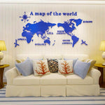 Load image into Gallery viewer, World Map Wall 3D Acrylic Wall Stickers - BestShop