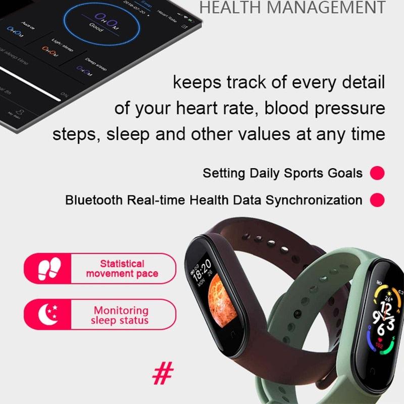 YP M7 Smart Watch Heart Rate Smartband - BestShop