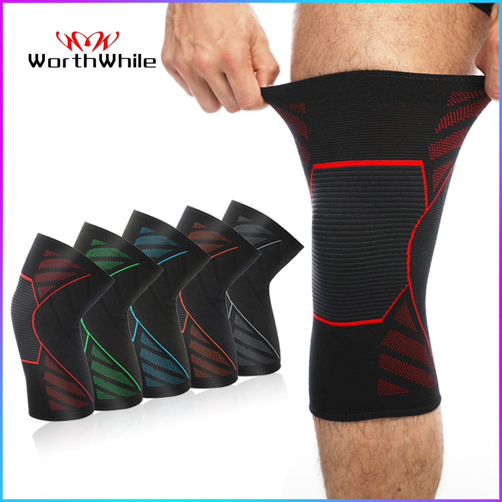 1 PC Elastic Knee Pads for Sports Gym Fitness Gear - BestShop