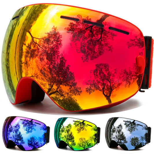 Ski Goggles,Winter Snow Sports Goggles with Anti-fog UV Protection for Men Women Youth Interchangeable Lens - Premium Goggles - BestShop