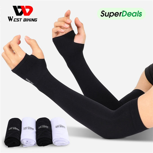 Arm Sleeves Ice Fabric Breathable Quick Dry - BestShop