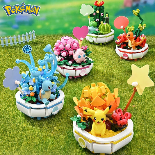 New Pokemon Building Block Pikachu Charmander Squirtle - BestShop