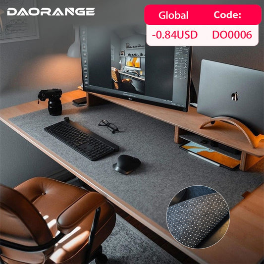 Wool Felt Mouse Pad Office Computer Desk Protector Mat - BestShop