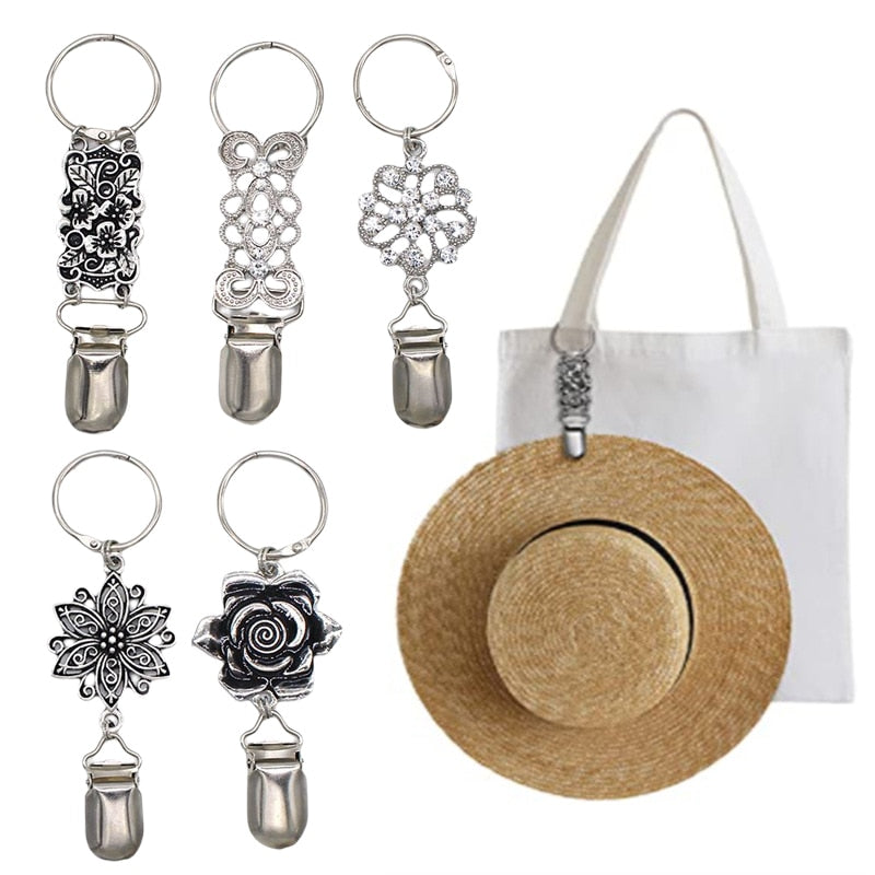 Metal Leather Hat Clip On Bag - BestShop