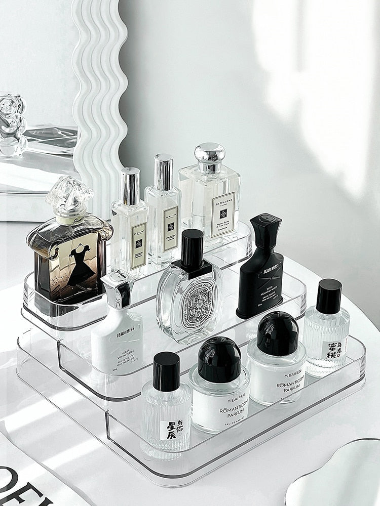 Desktop Perfume Shelf Bathroom Makeup Organizer - BestShop